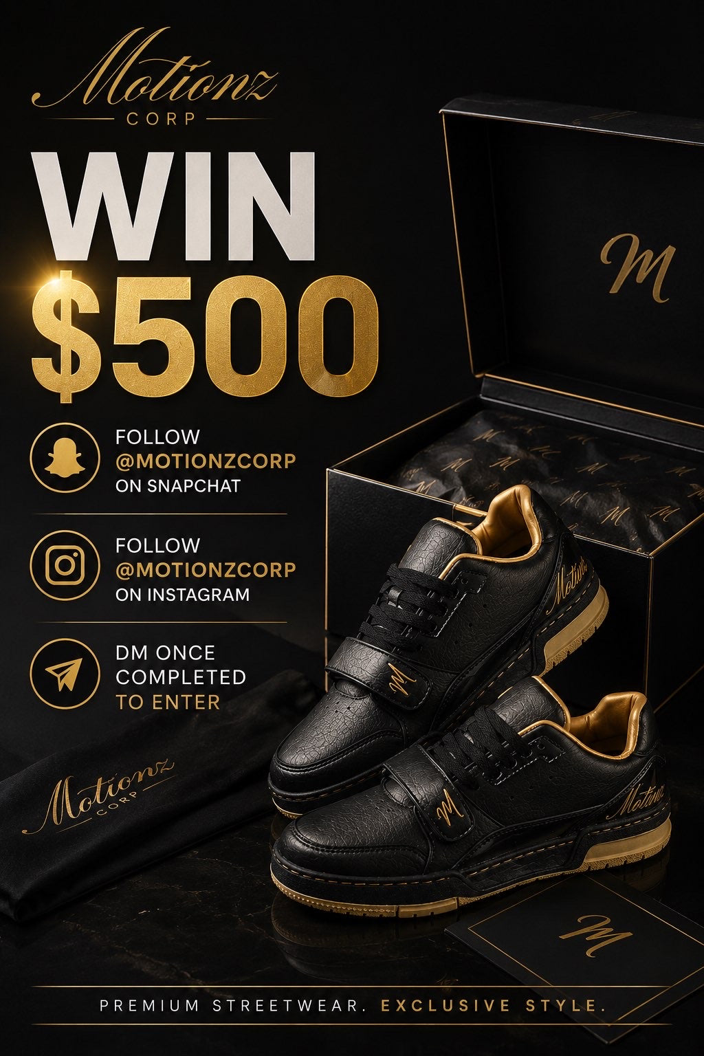 Win $500 Motionz Giveaway